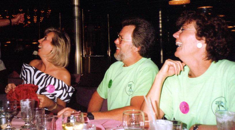 What are they laughing at?